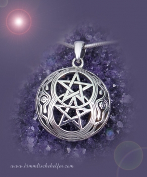 Avalon Amulett mit Pentagramm - Fülle, Weisheit, Leben, Schutz
