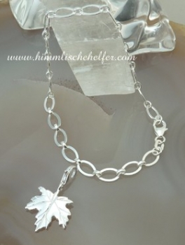 Bettelarmband, Charm Armband, zart, für Charm Anhänger, 18,4cm, 925er Silber