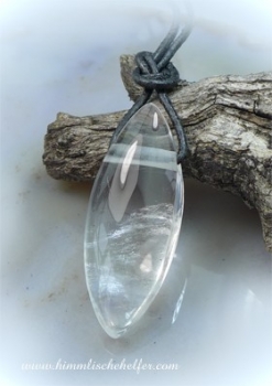 Bergkristall Edelsteinanhänger, modern - Erzengel Metatron, Klarheit, Licht