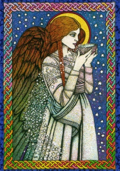 Engel des Friedens, Engelbilder Doppelkarte