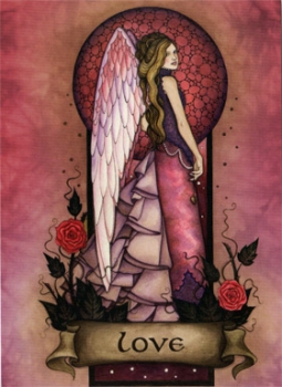 Engel der Liebe, Engelbilder Doppelkarte