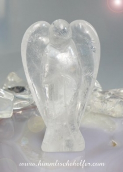 Bergkristall Engel groß - Klarheit, 7,5cm