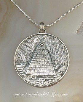 Pyramide und Allsehendes Auge Schutzamulett - Schutz, Macht